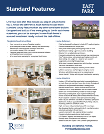 East Park Standard Features Thumbnail