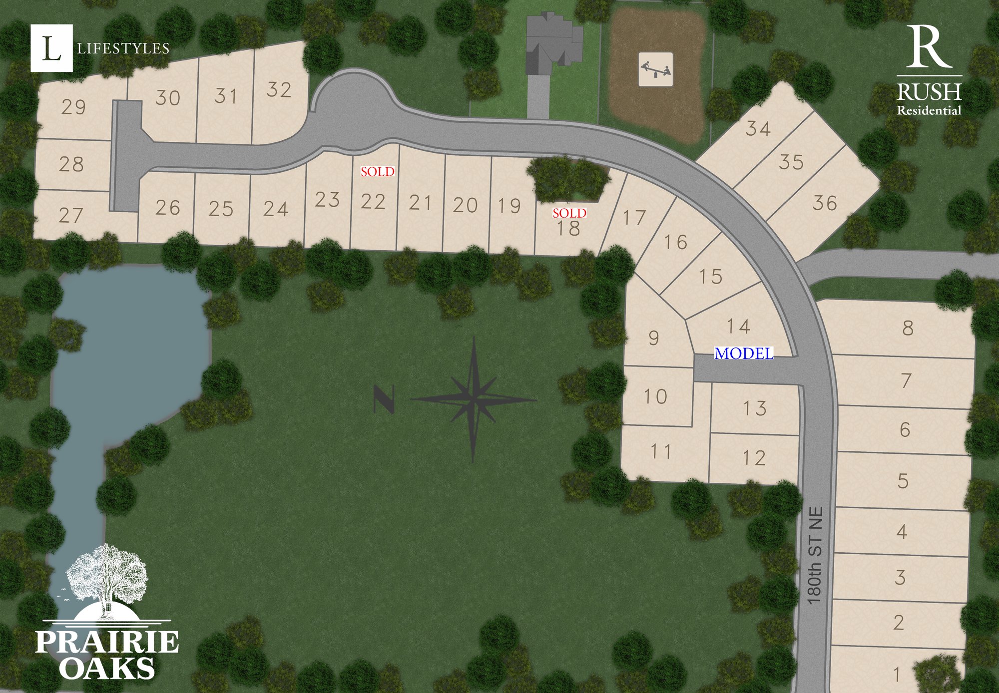 Plat Map for Home Status  with logos