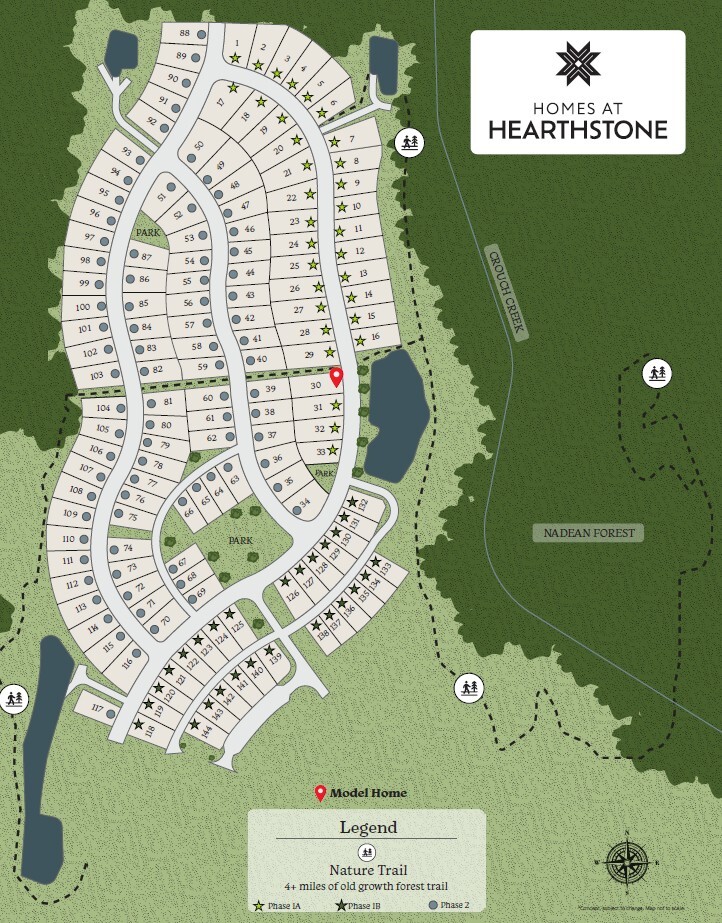 Homes at HS phase map